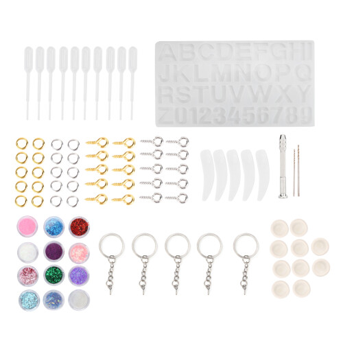 Silicone Epoxy Resin Jewelry Making Kit - DIY Decoration Tool Set 1