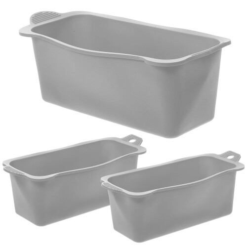 3pcs silicone camping grease catcher liners for outdoor use