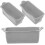 3pcs silicone camping grease catcher liners for outdoor use 3
