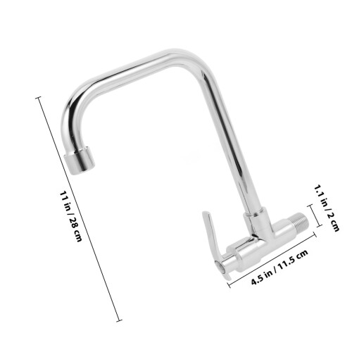 1Set -Küchenarmatur Kupfer, Wandmontage, , 1