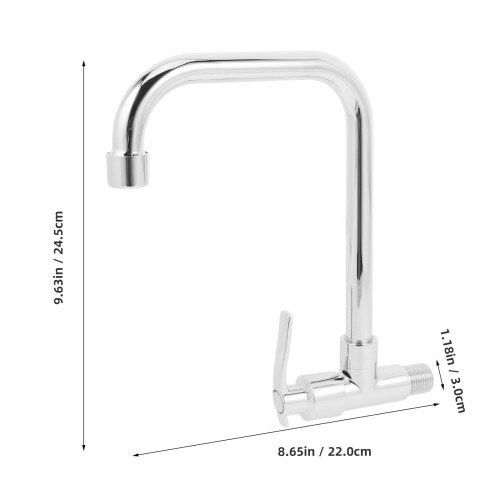 1Set -Küchenarmatur Kupfer, Wandmontage, , 2