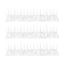 3 pcs plastic bird spikes for balcony outdoor bird deterrent fence