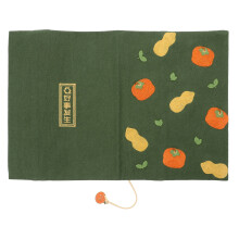 a5 hardcover journal diary sleeve protector with orange pendant