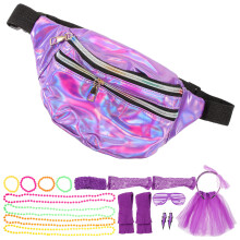 1Set Retro 80S Dames Kostuumset Met Ketting En Armband