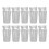 100Pièces Pochettes Boissons Jetables Blanches Conteneur Café 1