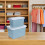 2pcs large plastic storage containers with lids for toys and blocks 6
