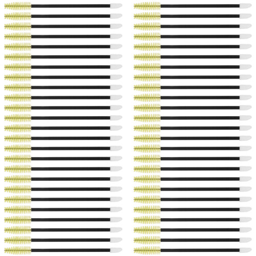 50pcs disposable eyebrow and eyelash brushes applicators