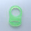 green silicone pacifier ring adapter for button style soothers 10