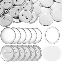 100 sets button maker supplies round badge pins craft kit parts