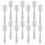 100 pcs plastic dessert spoons for party cake tableware portable use 10