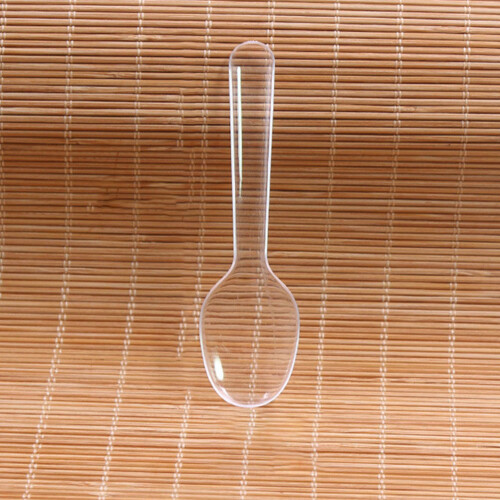 100 pcs plastic dessert spoons for party cake tableware portable use 2