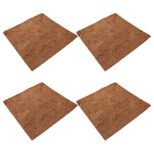 4pcs coconut fiber nesting pads for reptile tank, lizard, poultry coop