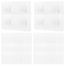 20pcs transparent adhesive shower rack soap holder kitchen stickers