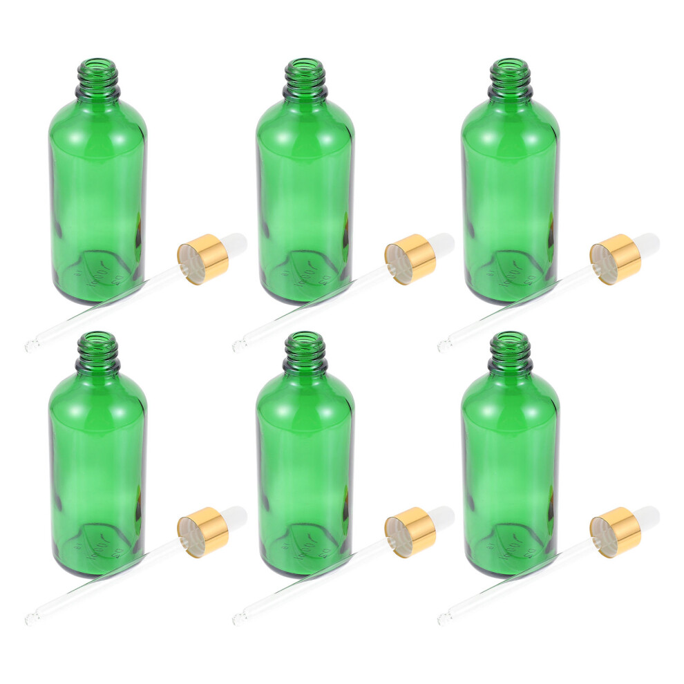 Happyyami 6 Pcs Glass Dropper Bottles For Cosmetics Storage