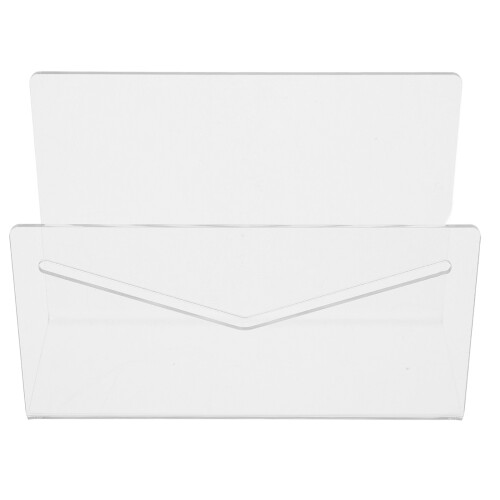 clear acrylic desk mail organizer for home office school use