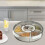 lidded snack platter compartment box for nuts candies party 10
