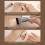 Ergonomic Handle 4pcs Flat Makeup Brushes for Liquid Foundation 6