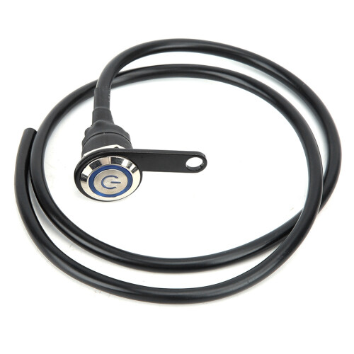 Motorcycle Handlebar Switch with Blue LED, Stainless Steel, 50x60cm 1