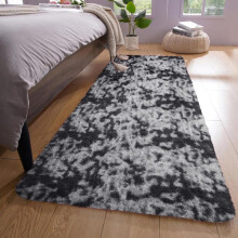 (TIE DYE GREY , 120x170 (Extra Long Runner )) Imperial Rooms Printed Runners Living Room – Printed Area Runner for Bedroom – Modern Design Printed Runner Rug - Home Decor , Area Rugs