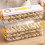 Food Grade Plastic Dumpling Storage Box - 150g Refrigerator Container 12