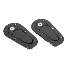 Universal Aluminum Alloy Hood Lock for Car & Racing, Black