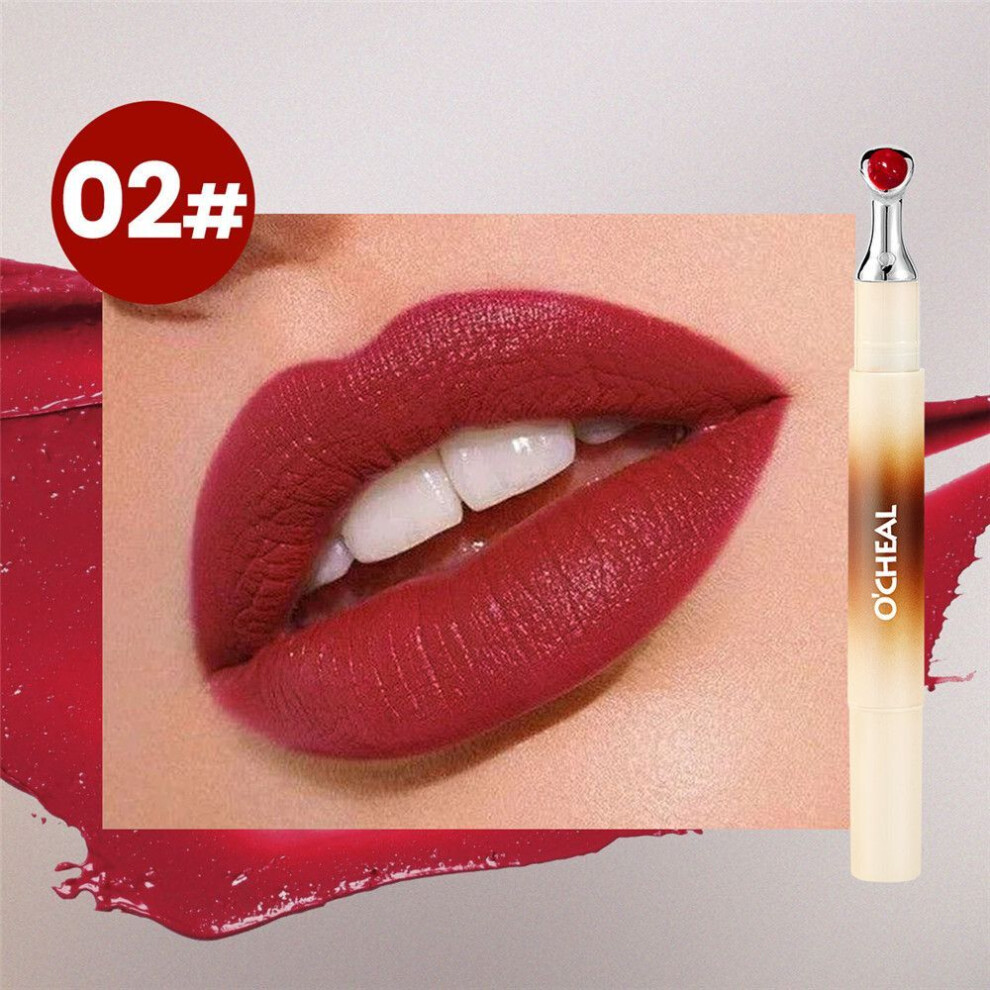(Type#2) Ocheal Velvet Soft Matte Lip Glaze Lip Color Not Easy To Stain Cup Air Cushion-image-OPC-PKGH8NT-NEW