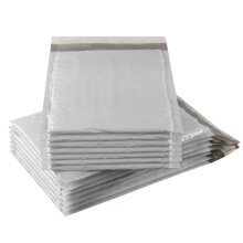 50 graue selbstklebende luftpolstertaschen aus polyethylen