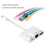 For iPhone/iPad Lightning to RJ45 Ethernet LAN 10/100Mbps Network Ethernet Adapter with Lightning 8P 3