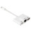 For iPhone/iPad Lightning to RJ45 Ethernet LAN 10/100Mbps Network Ethernet Adapter with Lightning 8P 1