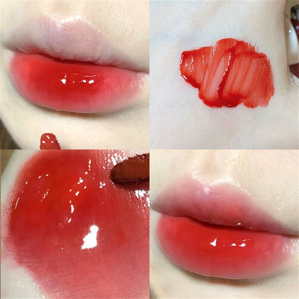 (Type#3) Uojo Feather Satin Glaze Mirror Lip Glaze Film-forming Quick-drying Does Not-image-OPC-PKGH9YY-NEW