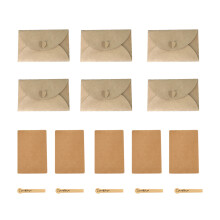 set buste carta kraft marrone chiaro l te