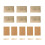 set buste carta kraft marrone chiaro l te 1