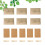 set buste carta kraft marrone chiaro l te 7