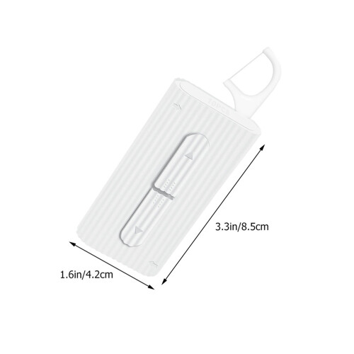 set filo interdentale portatile con stecchini professionali per 1