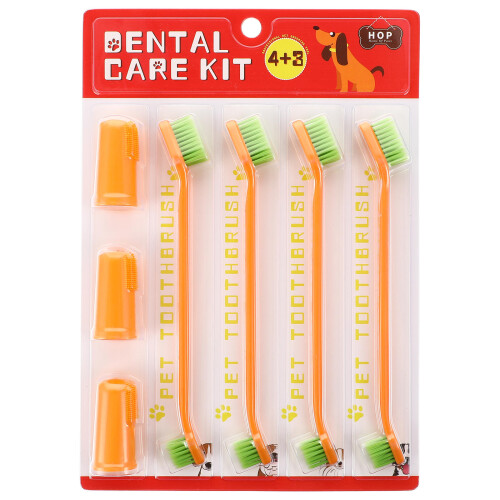 set spazzolini per dei denti del cane