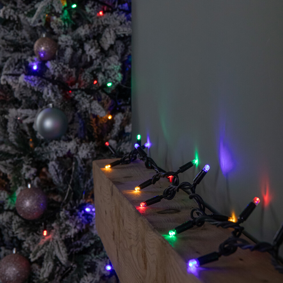 Premier 24M Set Of 300 Connectable String Lights With Multi-Coloured Leds