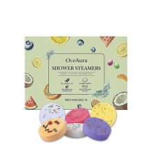 OceAura Aromatic Steam Shower Tablets Citrus Scent Soothing Enjoy Bathing Steam Shower Tablets