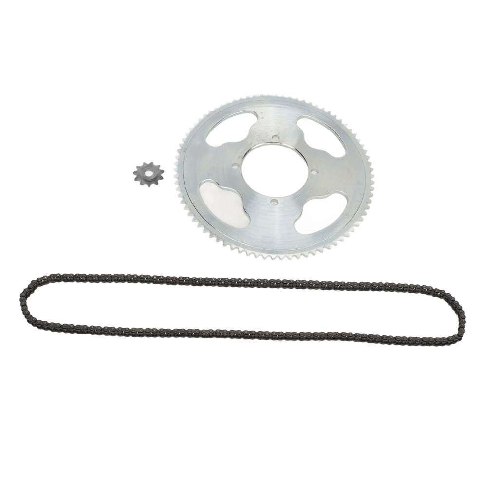 Sprocket & Chain Set 8D 11T Gear 25H 80T Chain Wheel For Bikes Atv Motorcycle 9301349543960