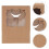 5Pcs Durable Brown Pastry Packaging Boxes Window Cake Wrapping Use 5