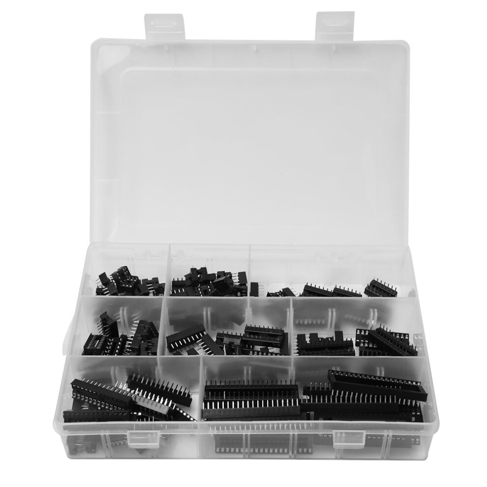 122 Pcs 2.54mm IC Socket Adaptor DIP-8 6 14 16 18