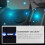 1Set Schwarze PVC Auto Ambientebeleuchtung Innenlichter 10