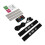 1Set Schwarze PVC Auto Ambientebeleuchtung Innenlichter 1