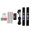 1Set Schwarze PVC Auto Ambientebeleuchtung Innenlichter 3