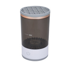 Automatic Makeup Brush Cleaner Machine 7000rpm USB Portable Stylish Black Gray