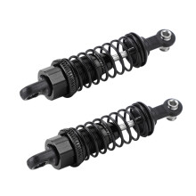 2 Stück Aluminium-Stoßdämpfer für WLtoys A959 1/18 RC Auto Schwarz