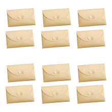 12 buste carta kraft vintage con a , 6x10 cm, te