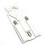 2lots Wide Solid Straight Suspenders Upfitter Hide-White 1