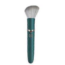 (Green) 10 Speed Electric Makeup Brush, Vibration, USB Charging, for Foundation, Concealer or Blush