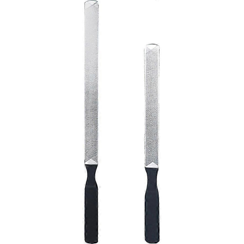 Pack Nail Files for Thick Nails, Stainless Steel Nail Files for Nail Art and Manicure