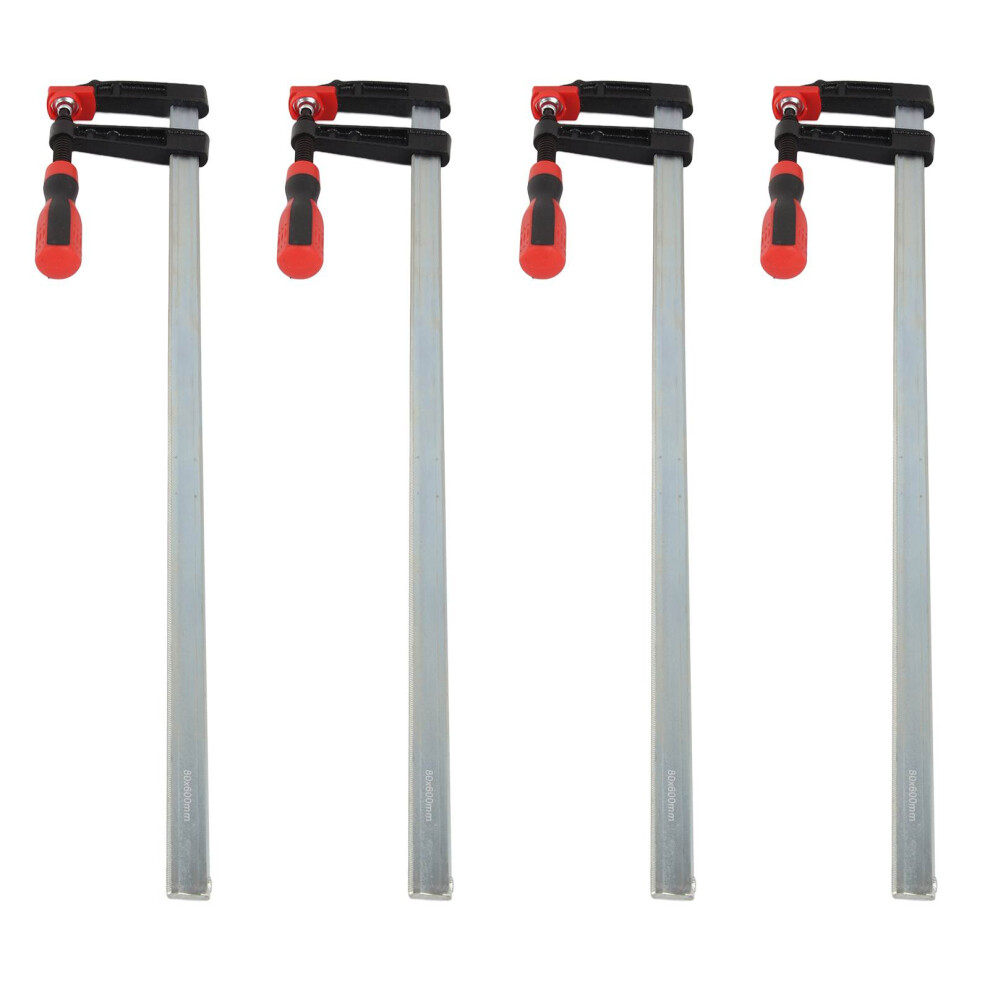 4Pcs Heavy Duty F Clamps Woodworking Bar Clips